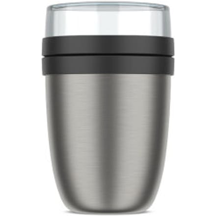 Mepal Isoleer lunchpot Ellipse - Nordic black - Yoghurt & Mueslibeker to go - Soepbeker