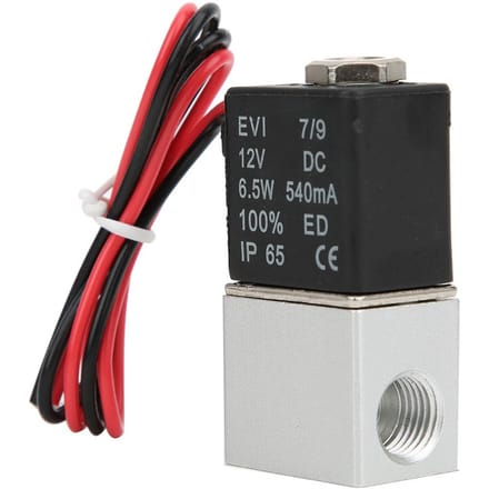 Snelle Respons Solenoïde Klep Water Lucht Olie 2 Posities 2 Wegen Aluminiumlegering Kleplichaam DC12VG1 4in