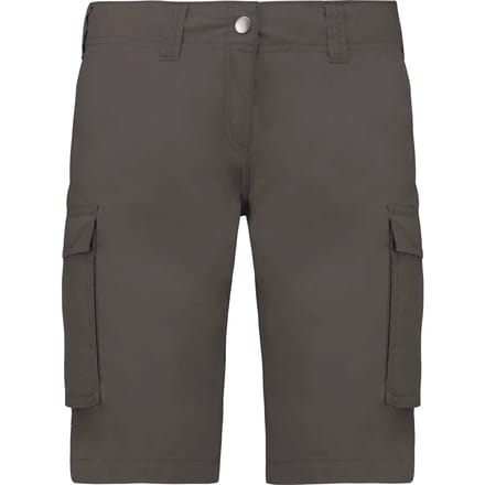 Kariban Lichte damesbermuda met diverse zakken K756 - Light Charcoal - 40 NL (42 FR)