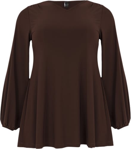 YOEK Dames Tuniek met v-hals