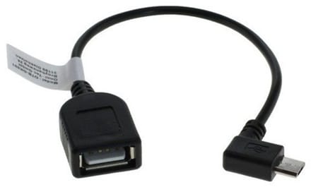 OTB Adapterkabel micro-USB - OTG (On-The-Go) - 90graden