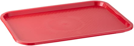 APS Dienblad - Serveertray - Vaatwasserbestendig - Rood - 35 x 27 cm - Rond - Ovaal - Set van 6