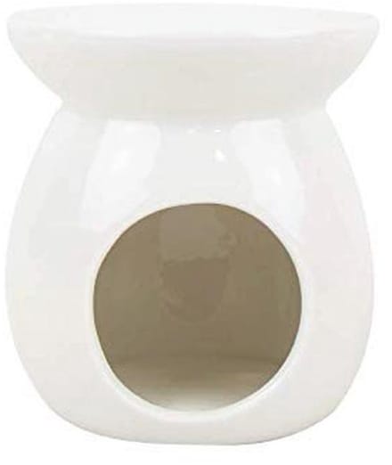 Keramische oliebrander met lange brandduur inclusief 9 Wax Melts