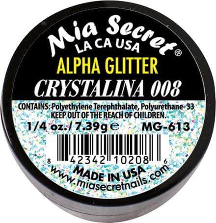 Alpha & Dust Glitter Acrylpoeder Crystalina 008