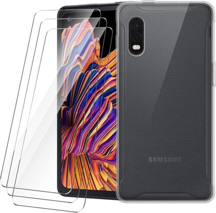 Screenprotector Glas - Tempered Glass Screen Protector Geschikt voor: Samsung Galaxy Xcover Pro - 3x