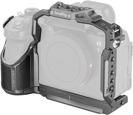 Quick Release Cage voor Sony Alpha 1 II/Alpha 9 III, Meerdere Montagepunten, Ingebouwde Arca Quick Release Plate en HawkLock H21 NATO Rail - 5187