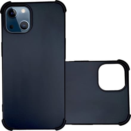 Zwarte Anti Shock Hoesje Geschikt Voor iPhone 14 Plus - Zwarte ShockProof Back Cover