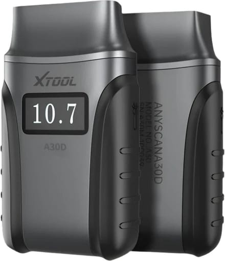 XTOOL Anyscan- OBD2 Scanner Bluetooth- OBD2 Bluetooth autoscanner- met 13 Resets Code Reader CAN FD Alle Software- Zwart (met kabel)