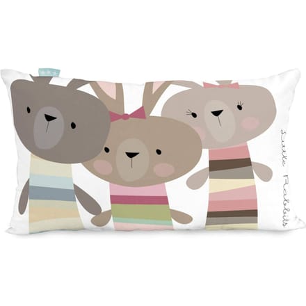 Kinderkussenhoes Rabbit Family | Moshi Moshi