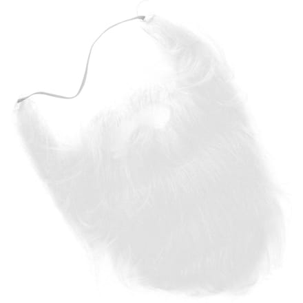 Feest nepbaard nep gezichtsbaard haar pluche nep snor voor kostuumaccessoires wit white