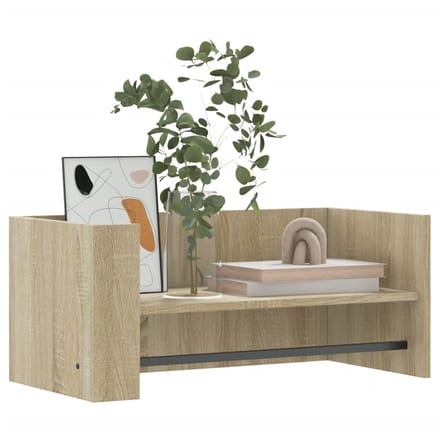 vidaXL - Wandschap - 70,5x35x30,5 - cm - bewerkt - hout - sonoma - eikenkleurig