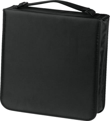 Hama Cd Wallet Nylon 208,Zwart