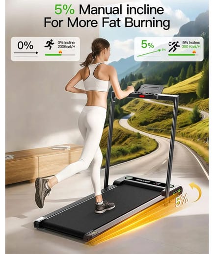 Wentinkmo Loopband - 480L Loopband - 150 kg maximale belasting - opvouwbaar