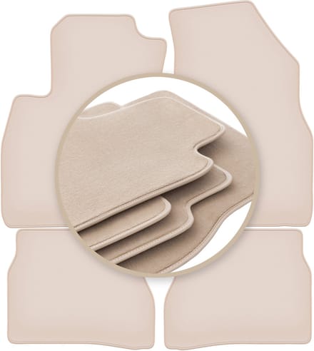 PREMIUM beige vloermatten voor: Opel Combo D 2011-2018