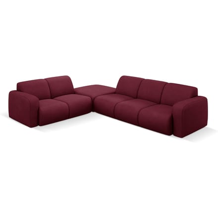 Hoekbank Lola links met hocker | Windsor & Co