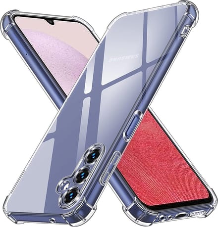 Hoesje geschikt voor Samsung Galaxy A14 4G/5G - Techsuit Shockproof Silicone Back Cover - Transparant