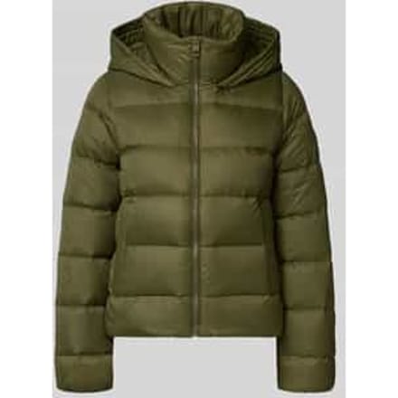 Regular fit donsjack met labelpatch