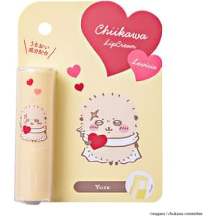 Lovisia - Chiikawa Heart Series Lip Cream Rakko Yuzu