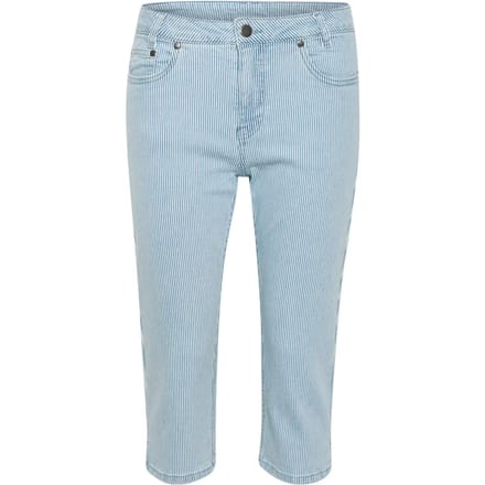 Casual broek Slim fit Blue/White Stripe blue white