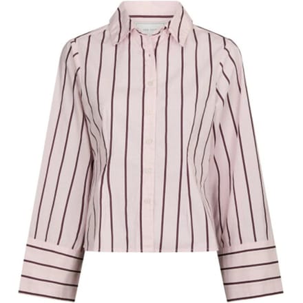 Neo Noir rosa wide stripe shirt 169704 754 light pink