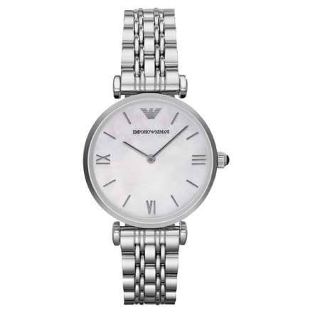 Emporio Armani Dameshorloge Kwarts Zilver