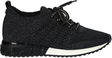 La Strada Sneaker Donkerblauw Knitted - Damesschoenen - Maat - 36