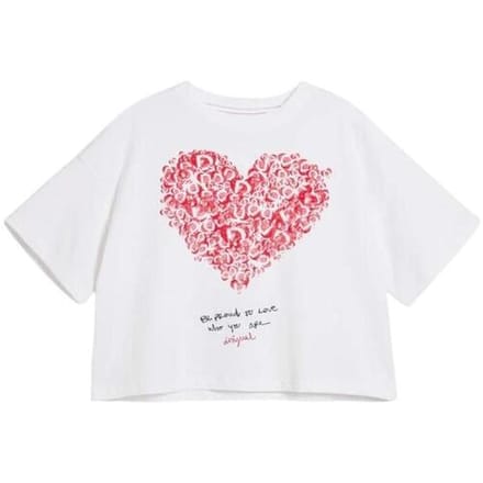 T-shirt Korte Mouw Desigual 26SGTK11 1000
