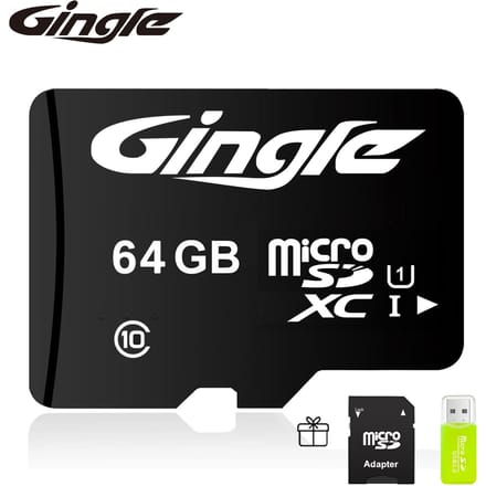 Kingston - Micro SD geheugenkaart - Canvas Select Plus - MicroSDXC - 64GB-  incl. SD-adapter