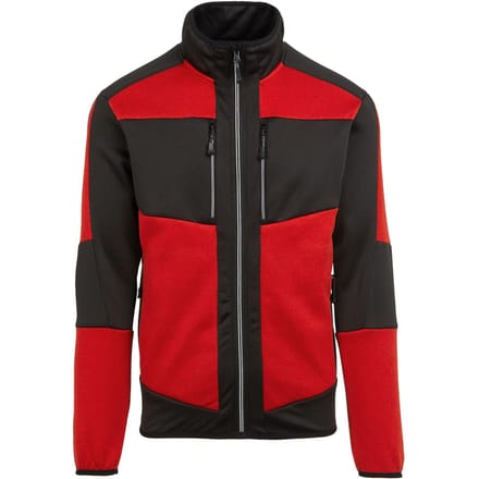 Regatta E-Volve gebreide stretch midlayer voor volwassenen (Klassiek rood/zwart)