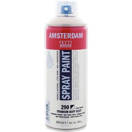 Spuitbusverf - Spraypaint - #290 - Titaanbuff Donker - Amsterdam - 400ml