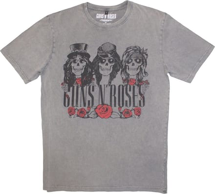 Guns N' Roses - Hell Group Heren Tshirt - L - Grijs