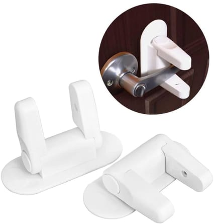 Deurklink Vergrendeling (4 Stuks!) - deurklink beveiliging – Deur & Raambeveiliging