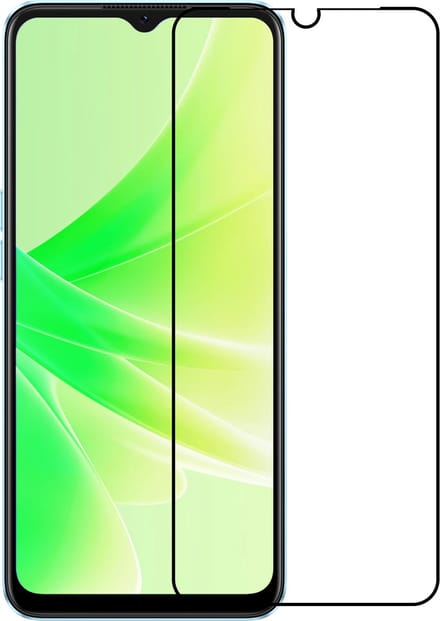 Screenprotector - Geschikt voor OPPO A17 - Full Cover - Gehard Glas - Beschermglas - Tempered Glass - Screen Protector