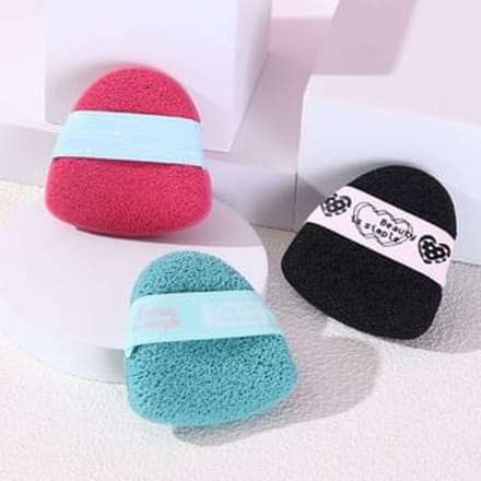 YAOZHI - Facial Cleaning Puff Black - 1pc