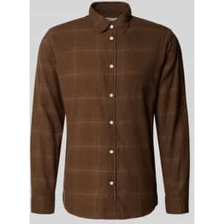 Slim fit vrijetijdsoverhemd van puur katoen, model 'SLIMOWEN'