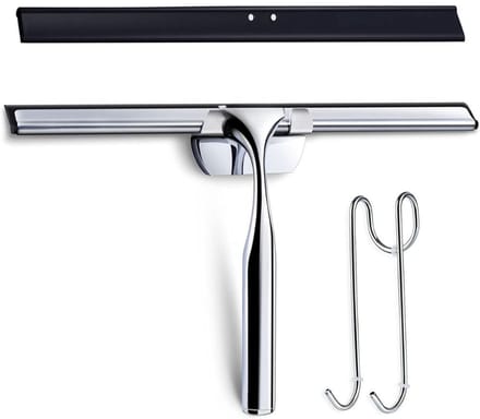Famanu – RVS douche- en raamtrekker met rubberen lip en haak