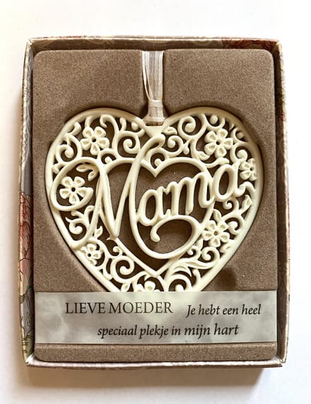 H&&H - Inspirerende woorden - Hanger - Mama - Gift - Hart - Spreuken - Spreuktegel - Moederdag