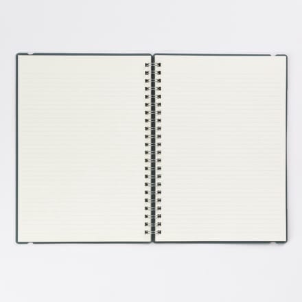 Vacavaliente - Studio Notitieboek A4 - Gerecycled Leer - Groen