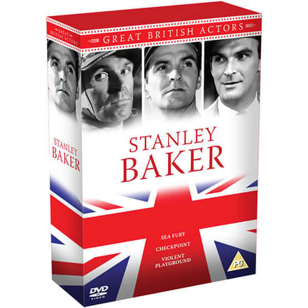Stanley Baker Box Set - Violent Playground / Sea Fury / Checkpoint