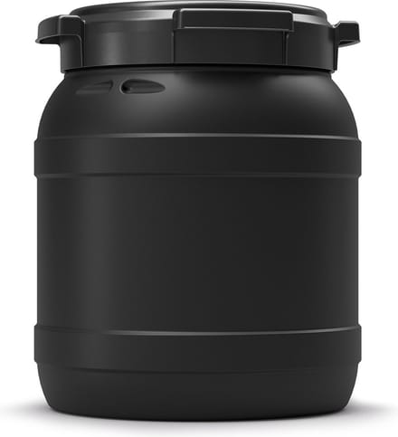 15 liter Voerton - Zwart - UN-gecertificeerd