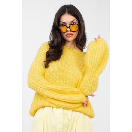 Luna Soft Knit - Geel / One Size