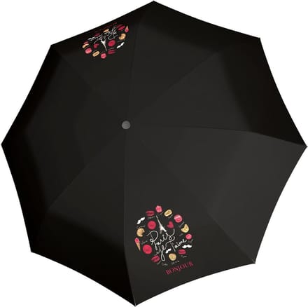 doppler Paraplu Fiber Magic Paris Je Taime Zwart