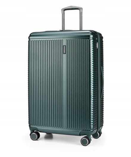 Puccini Geneva Grote Koffer Donkergroen 74cm Policarbon TSA Slot