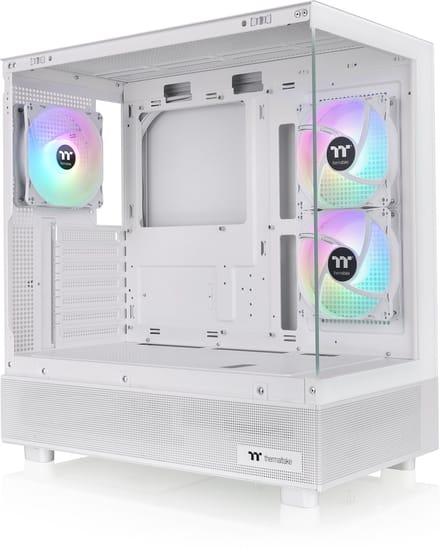 Thermaltake View 270 Plus TG ARGB Mid - PC Case - Gehard Glas - 3x120mm Ventilator - Wit