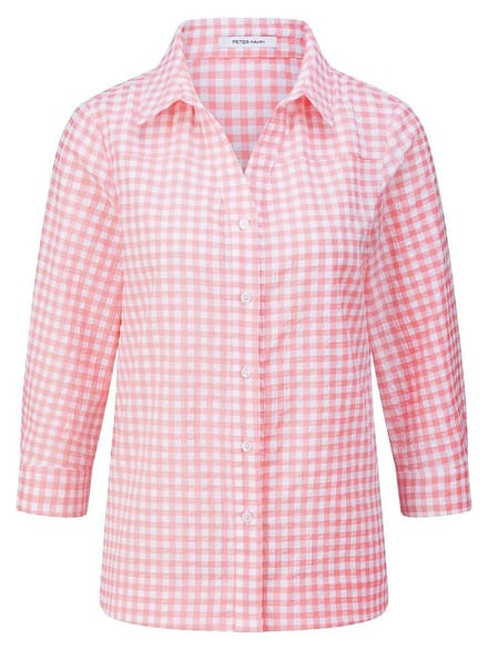 Blouse 3/4-mouwen Van Peter Hahn wit