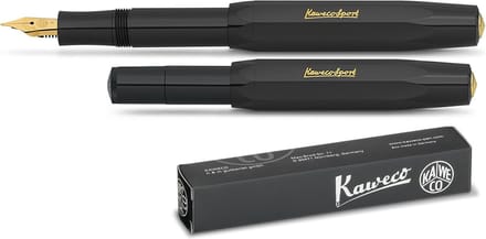 Kaweco Classic Sport - Vulpen - Medium punt - Zwart