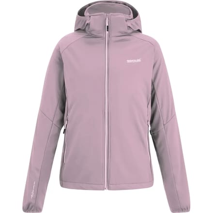 Bourda dames softshelljas met capuchon, windbestendig