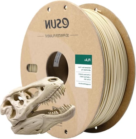 PLA Plus 1.75mm Filament Maatnauwkeurigheid +/- 0.03mm 1kg Spoel (2.2 LBS) - 3D Printers Been Wit