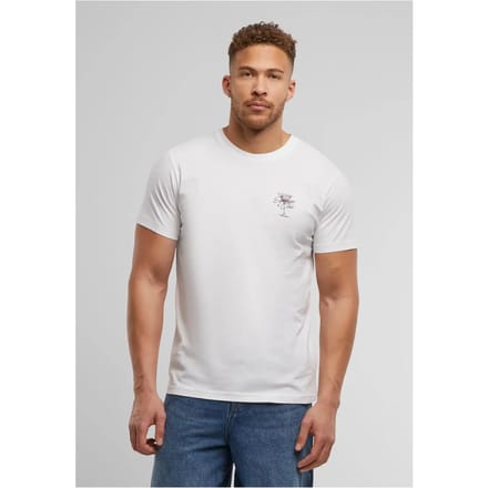 Mister Tee - The Espresso Chic Heren Tshirt - M - Wit