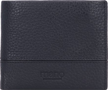 mano Don Tommas Portemonnee Leer 11 cm - Jongens - Horizontaal - schwarz